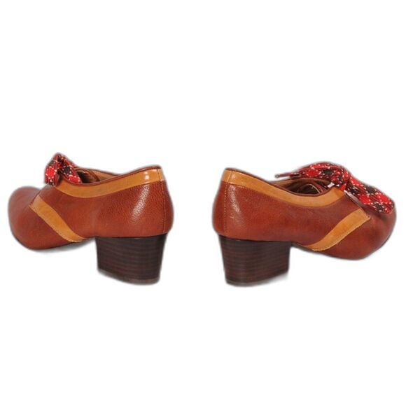 Anthropologie, Lucky Penny, Brown and Tan Oxford, Size 5.5 - Picture 6 of 8